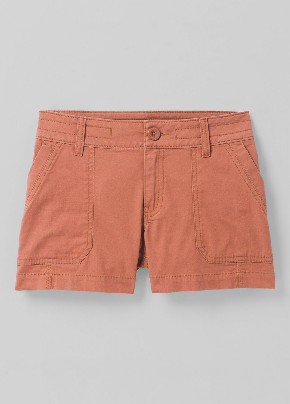 Brown Women's PrAna Elle Shorts | ZOVWMH432