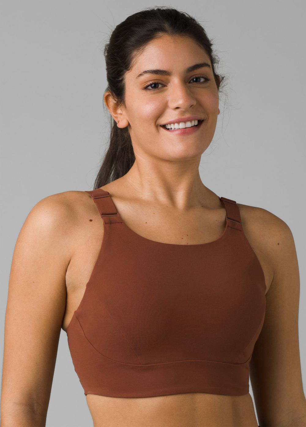 Brown Women\'s PrAna Everyday Support Bra | VCWUYD190