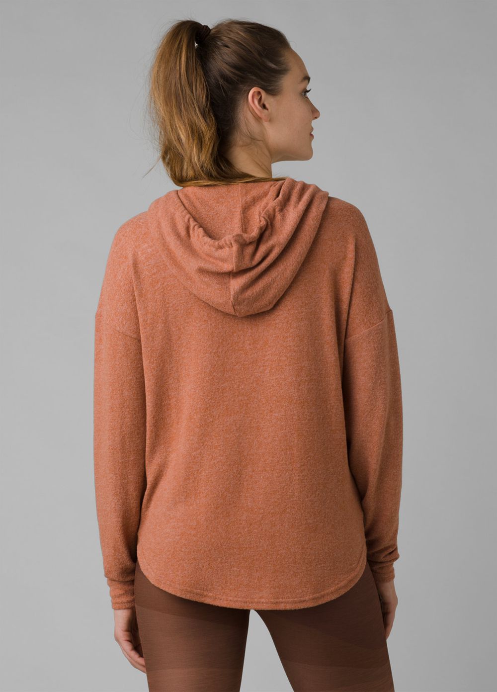 Brown Women's PrAna Foresta Sweaters | XYSCPN982