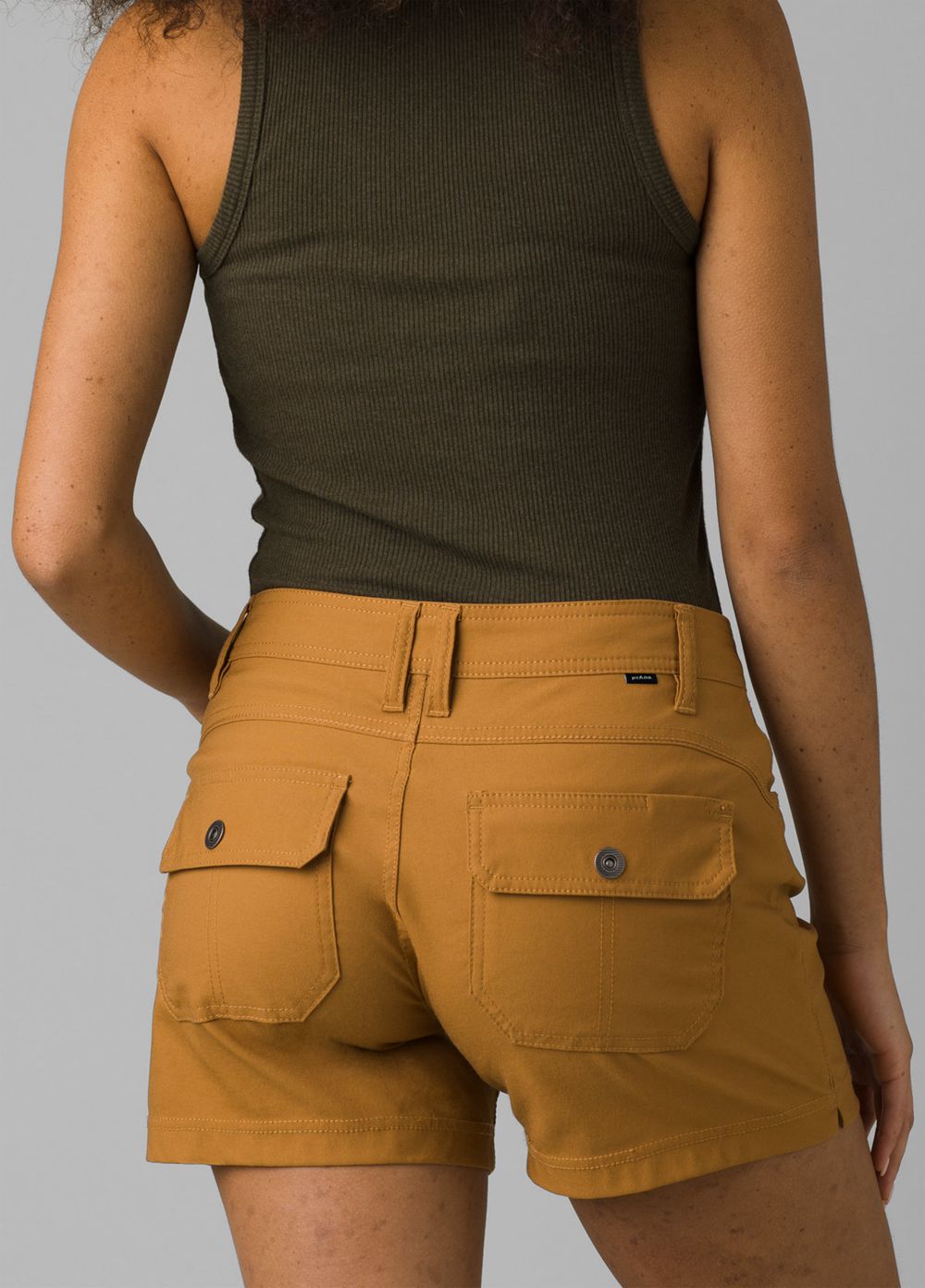 Brown Women's PrAna Halle II Shorts | ONAKSC091