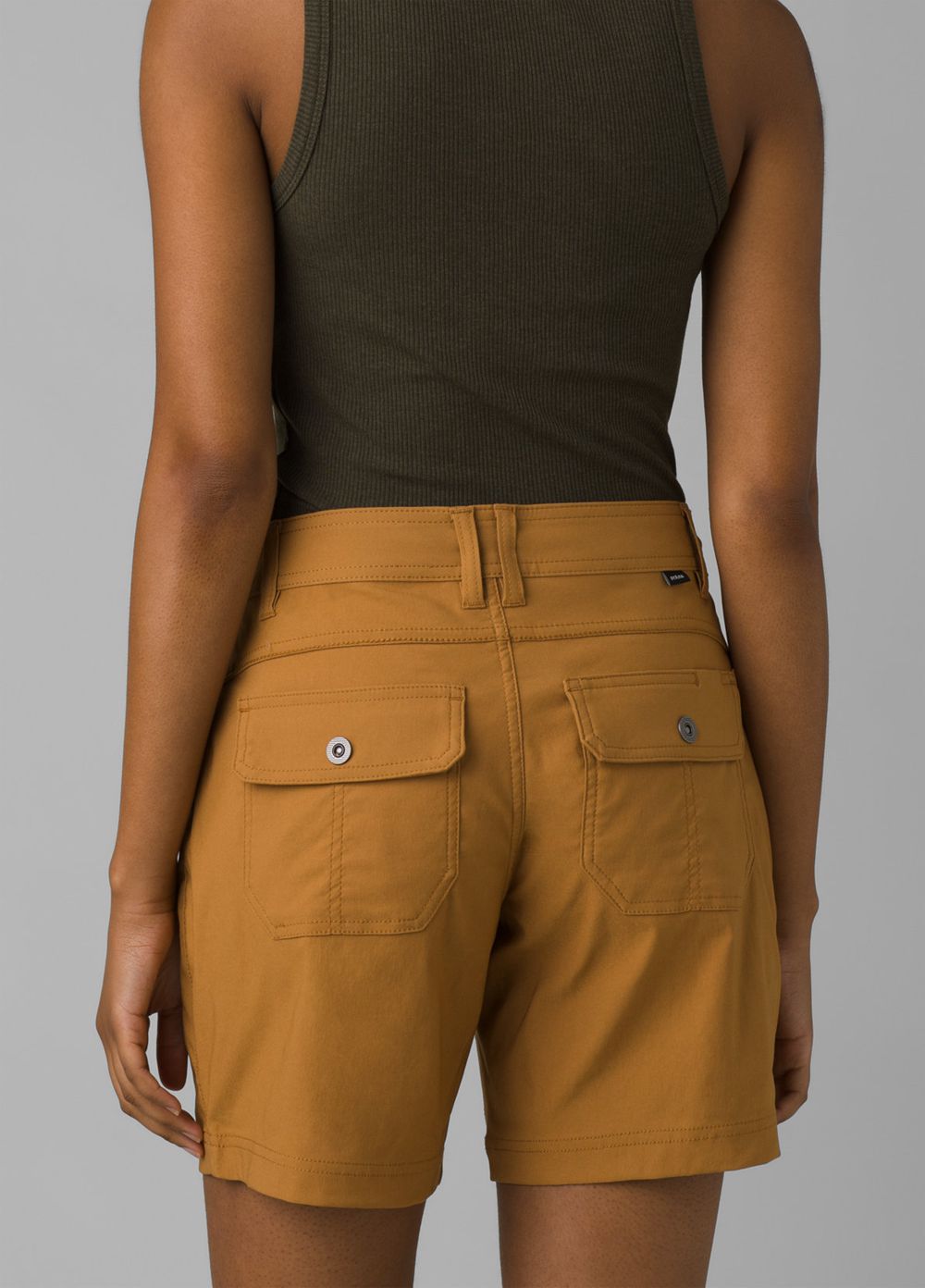 Brown Women's PrAna Halle II Shorts | ONAKSC091