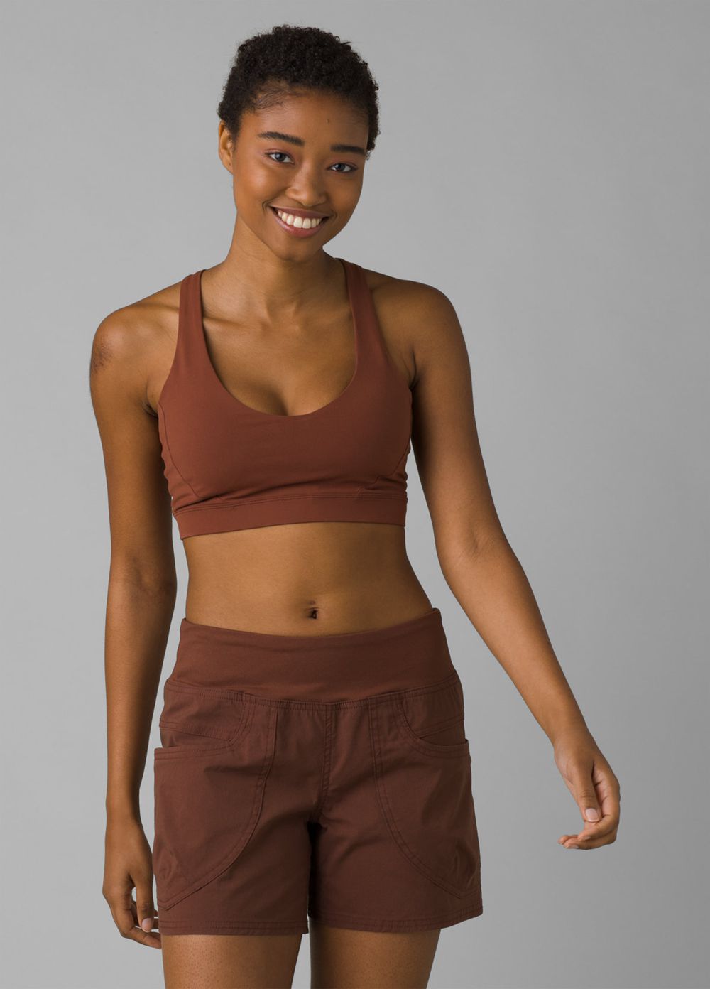 Brown Women\'s PrAna Kanab Shorts | FMITEC081