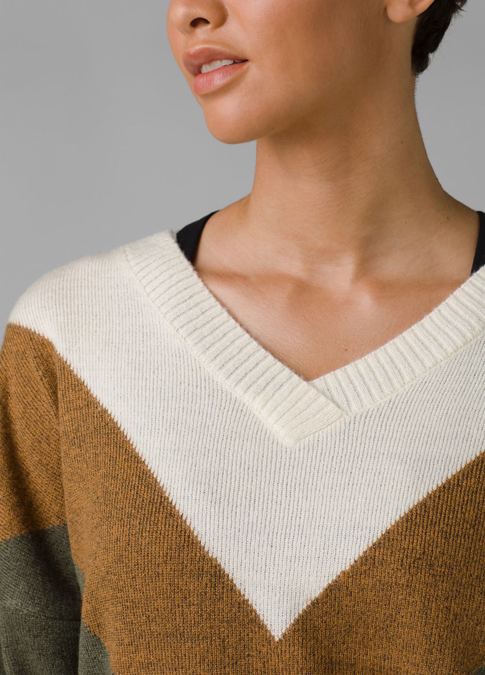 Brown Women's PrAna Norfolk Sweaters | OQVCYZ792