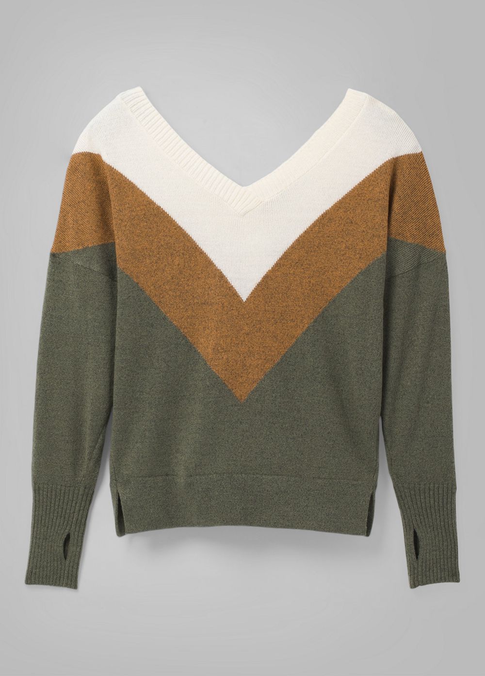 Brown Women's PrAna Norfolk Sweaters | OQVCYZ792