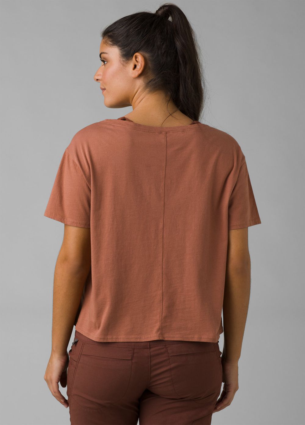 Brown Women's PrAna Organic Graphic T-Shirts | WEBSNP079