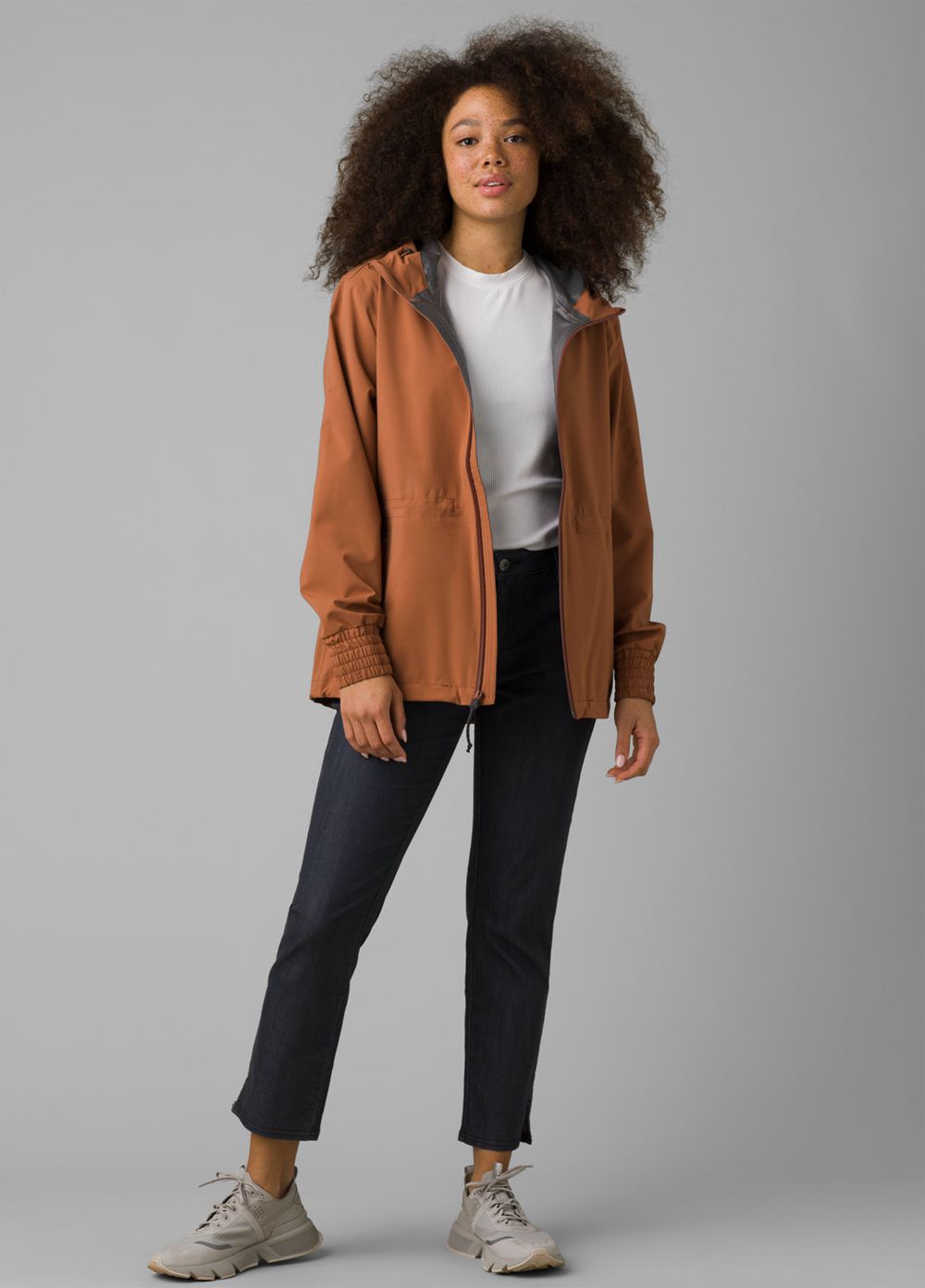 Brown Women's PrAna Othello Falls Jackets | NGOBZY147