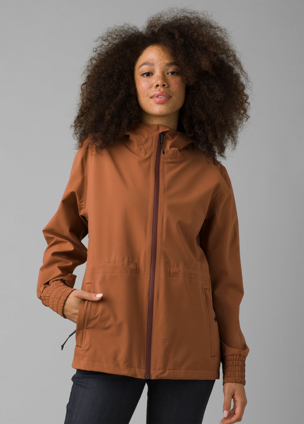 Brown Women\'s PrAna Othello Falls Jackets | NGOBZY147