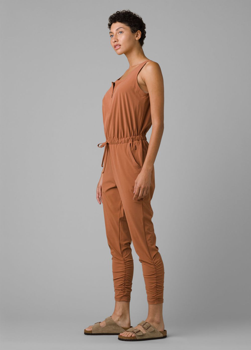 Brown Women's PrAna Railay Jumpsuits | ZUYQSB531