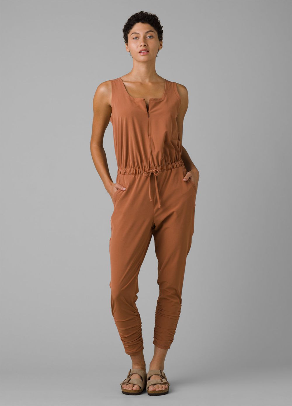 Brown Women\'s PrAna Railay Jumpsuits | ZUYQSB531