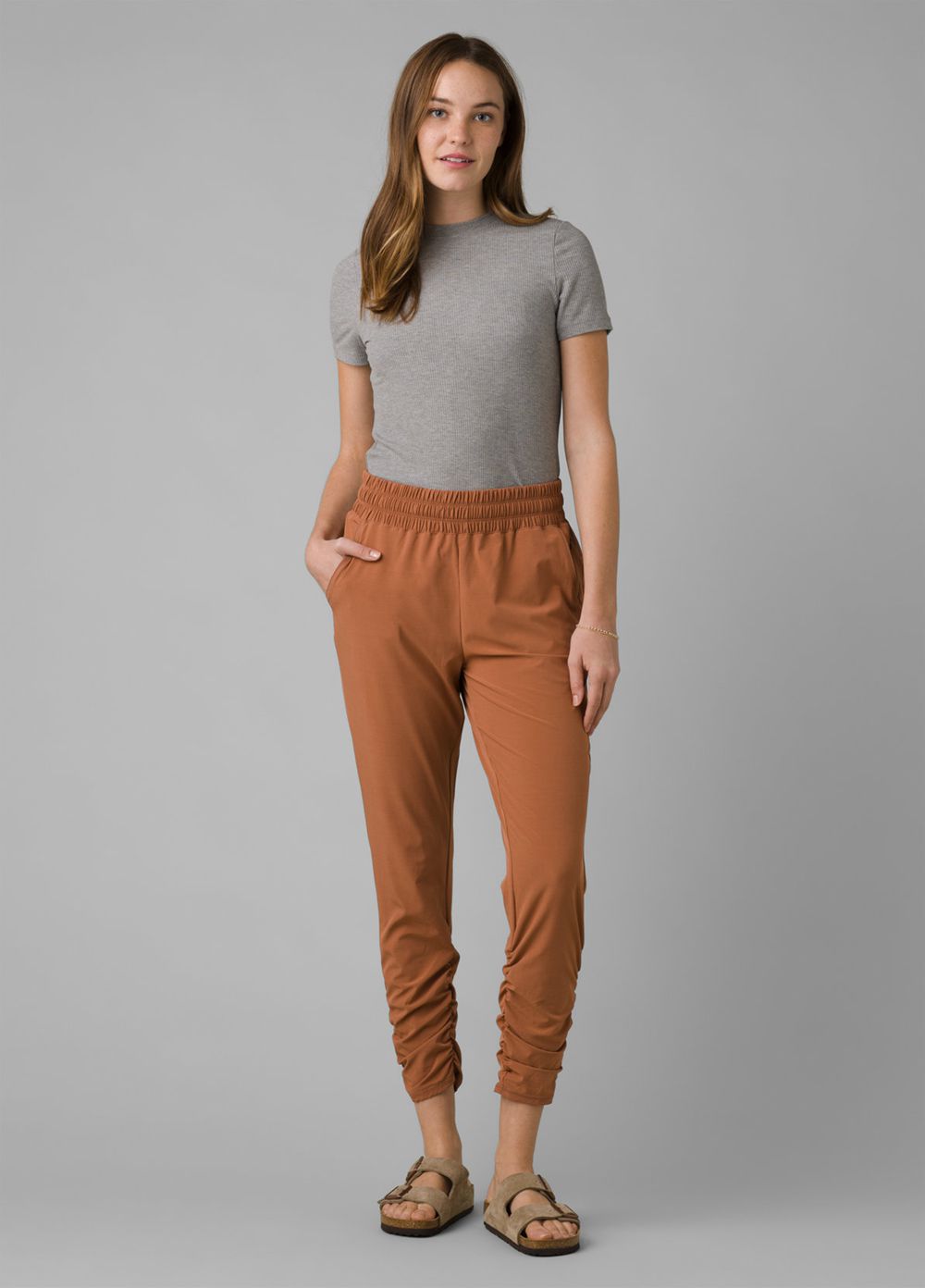 Brown Women's PrAna Railay Pants | BZKNUV145