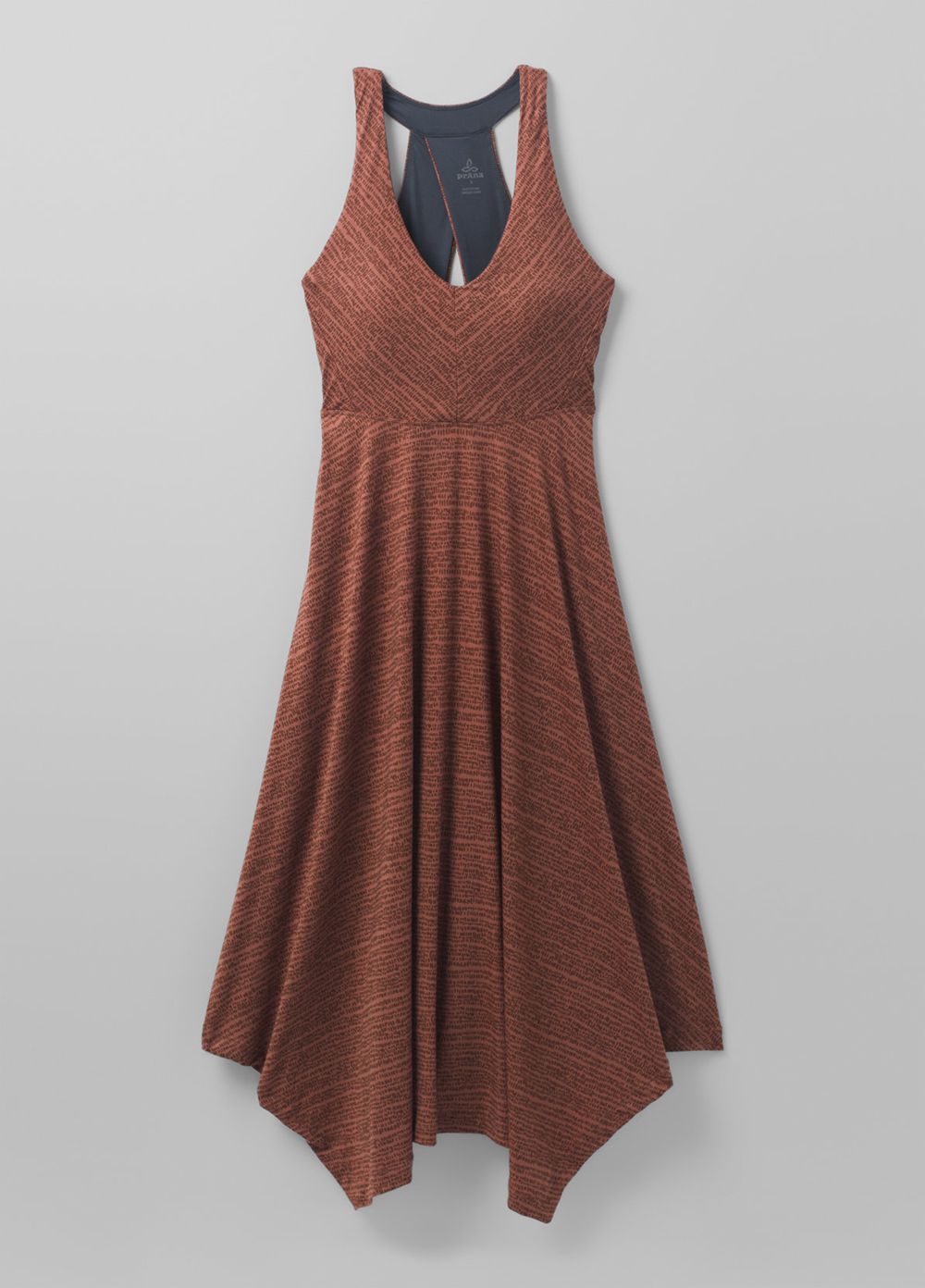 Brown Women's PrAna Saxon Dresses | PILGYE186