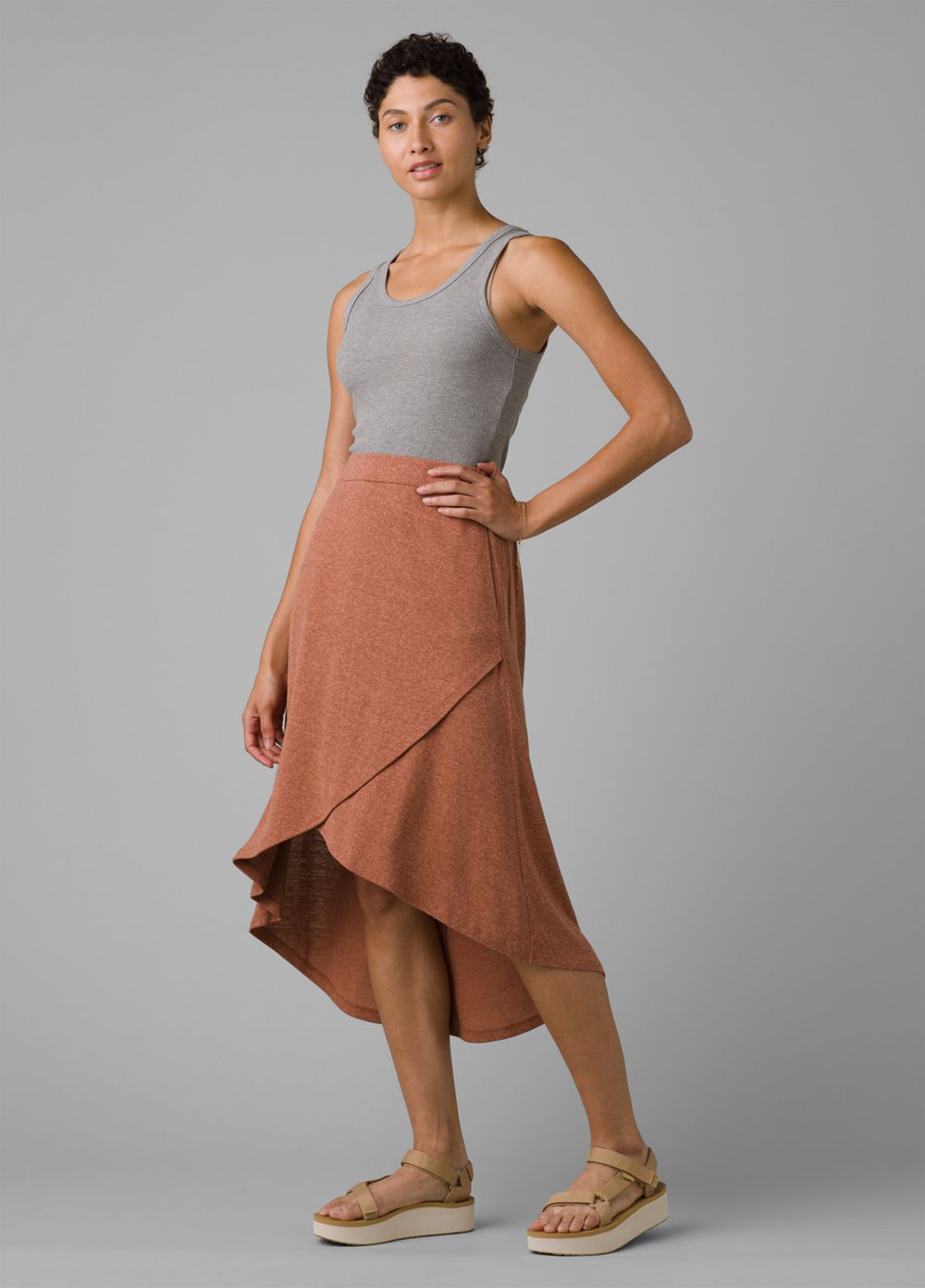 Brown Women\'s PrAna Tidal Wave Skirts | IRCPLY289