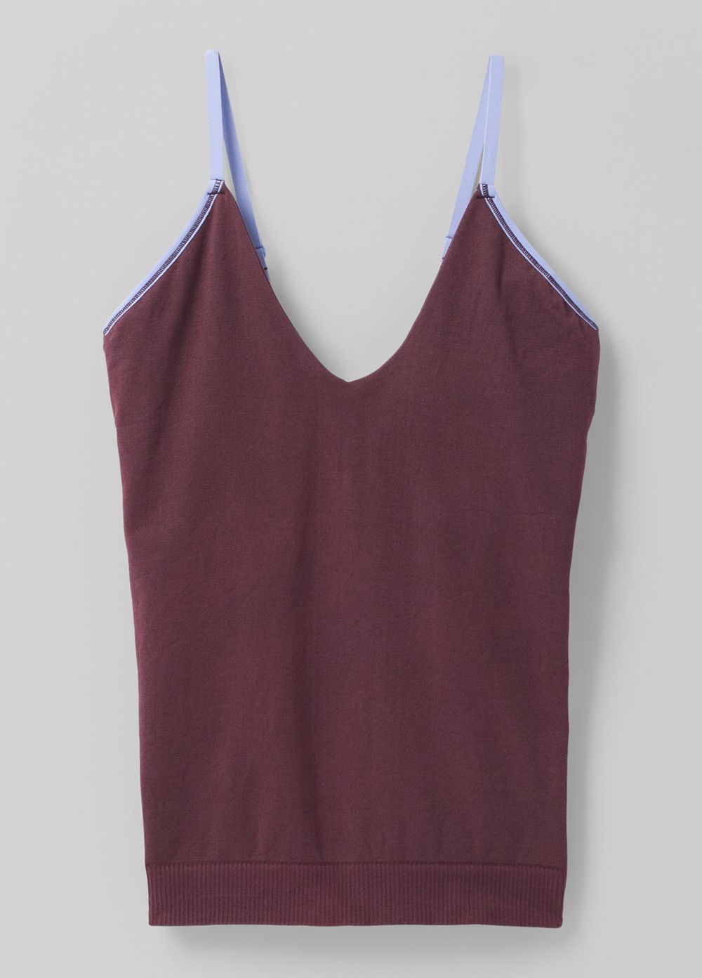 Burgundy Women's PrAna Sopra Seamless Tank Top | YTUVDW941