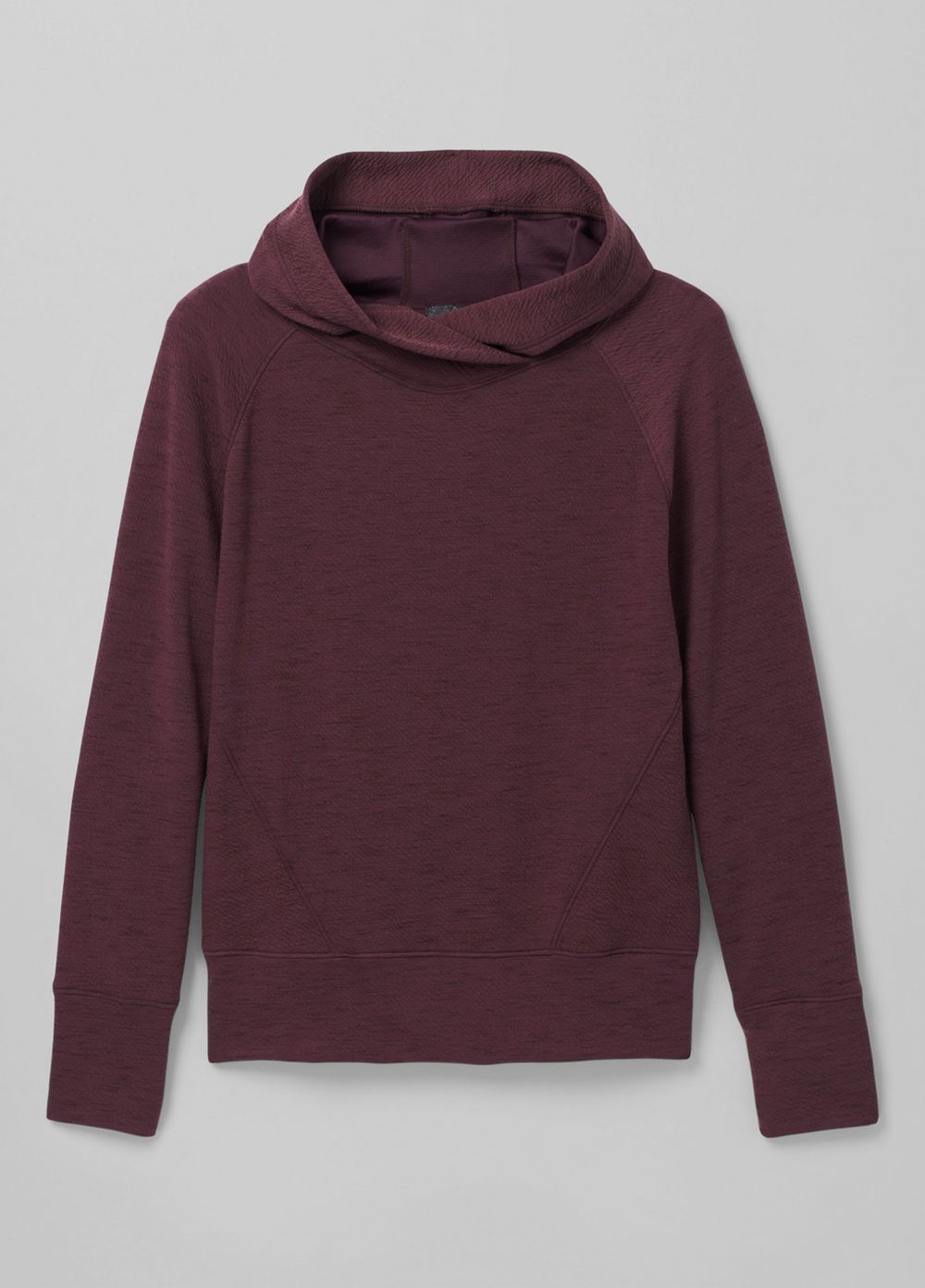 Burgundy Women's PrAna Sunrise Hoodie | IFAMBR029