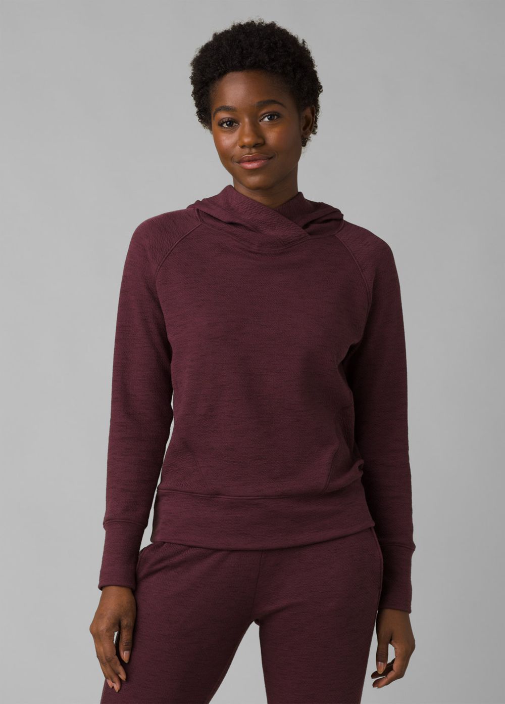 Burgundy Women\'s PrAna Sunrise Hoodie | IFAMBR029