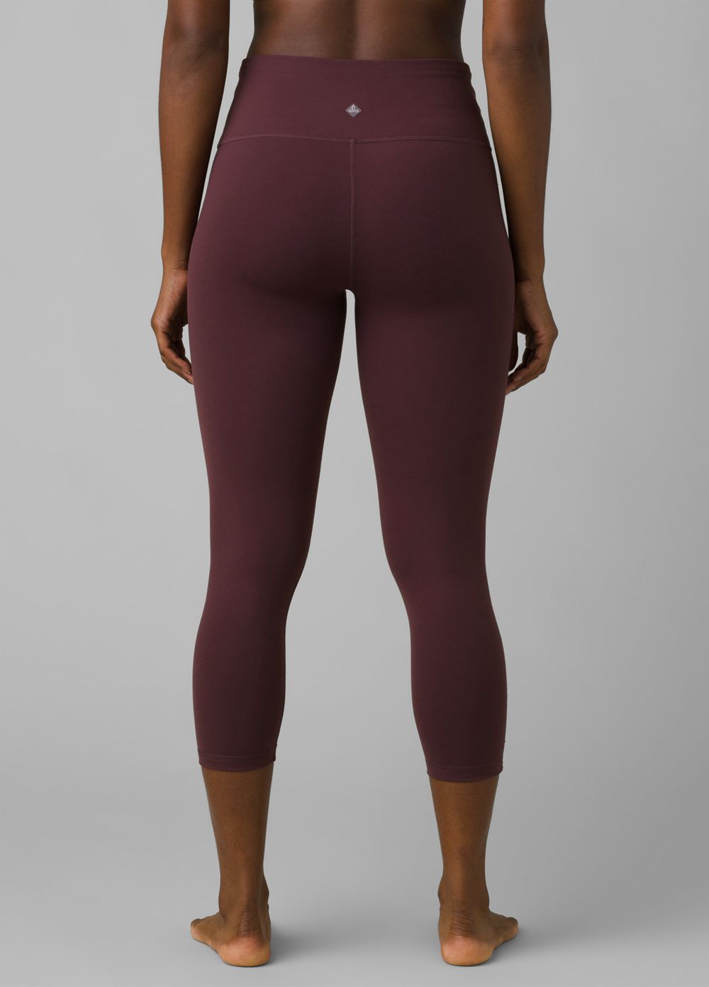 Burgundy Women's PrAna Transform Capri Leggings | NCSFBT098