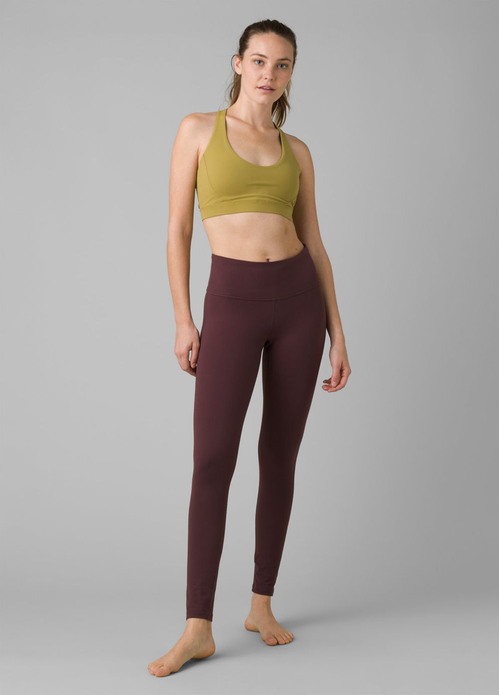 Burgundy Women's PrAna Transform Leggings | QYJHKB761