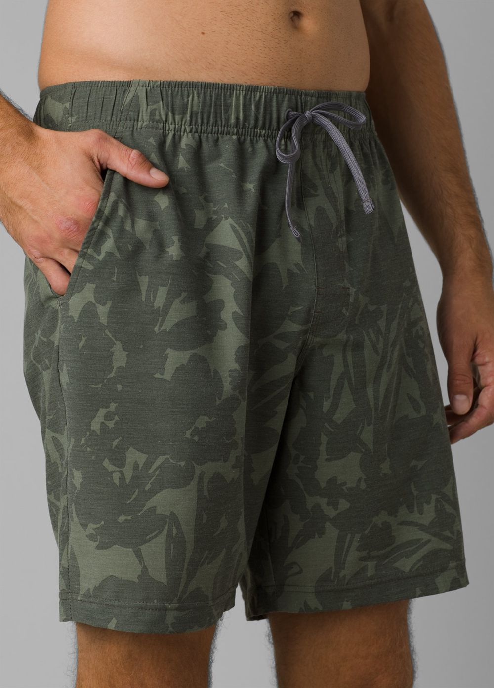 Camouflage Men's PrAna Metric E-Waist Boardshorts | BFKSYR519