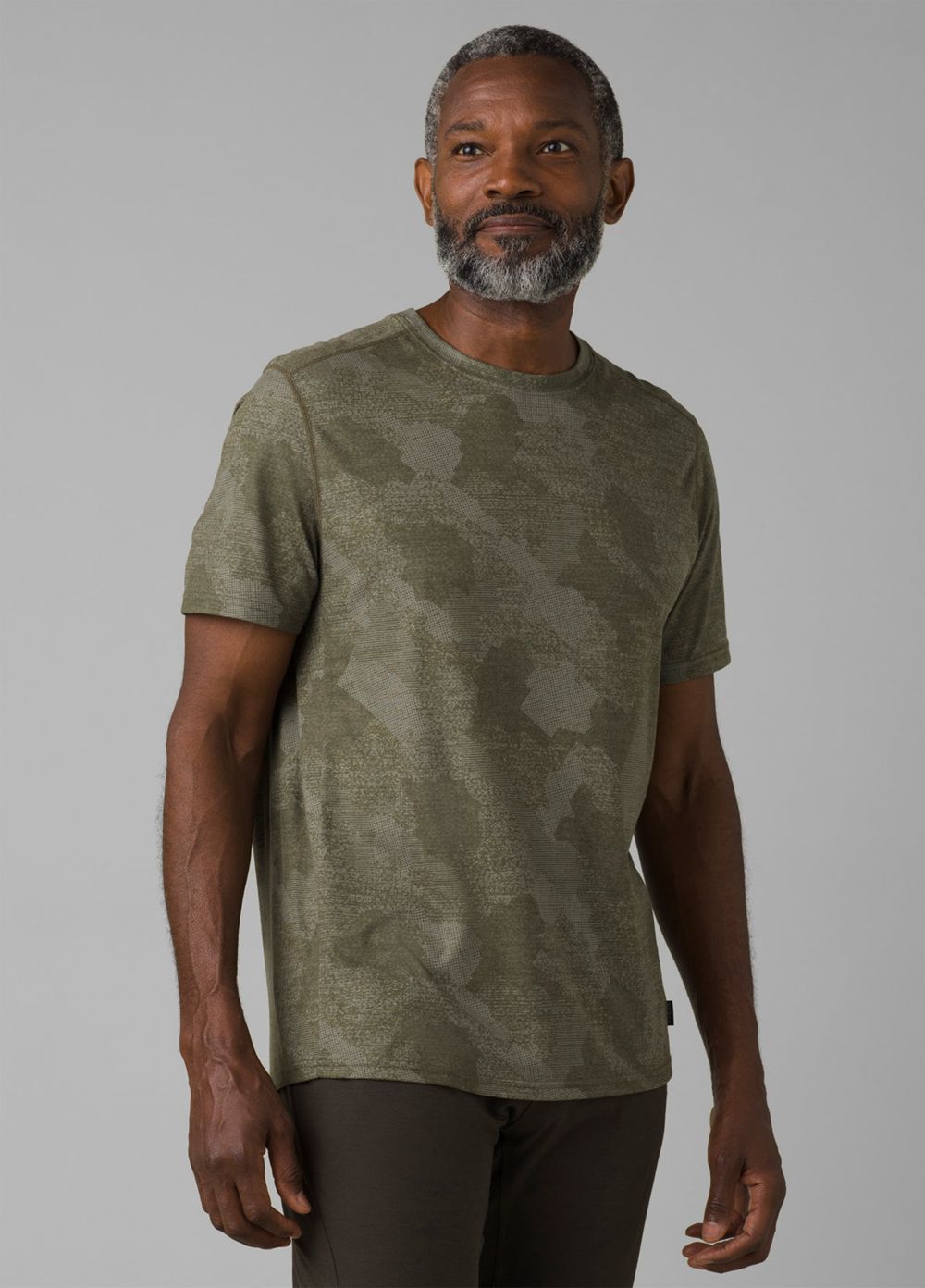 Camouflage Men\'s PrAna Prospect Heights Graphic Short Sleeve T-Shirts | TWBYHA340