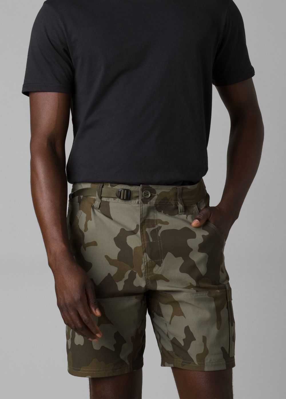 Camouflage Men\'s PrAna Stretch Zion II Shorts | JNRWEK097