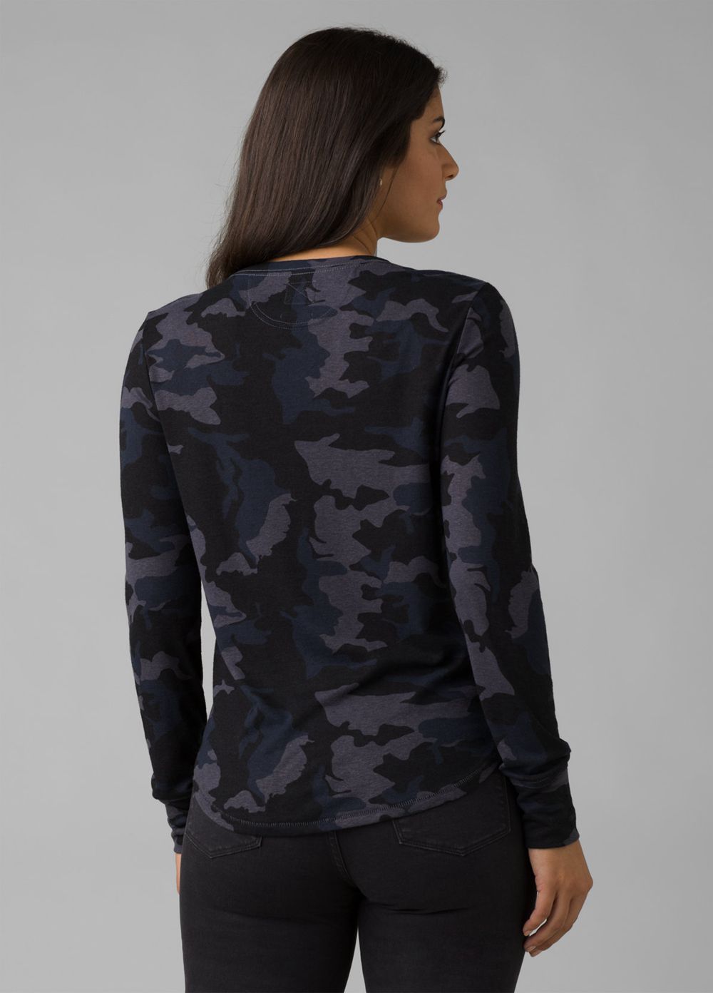 Camouflage Women's PrAna Cozy Up Long Sleeve T-Shirts | DJHWXC465