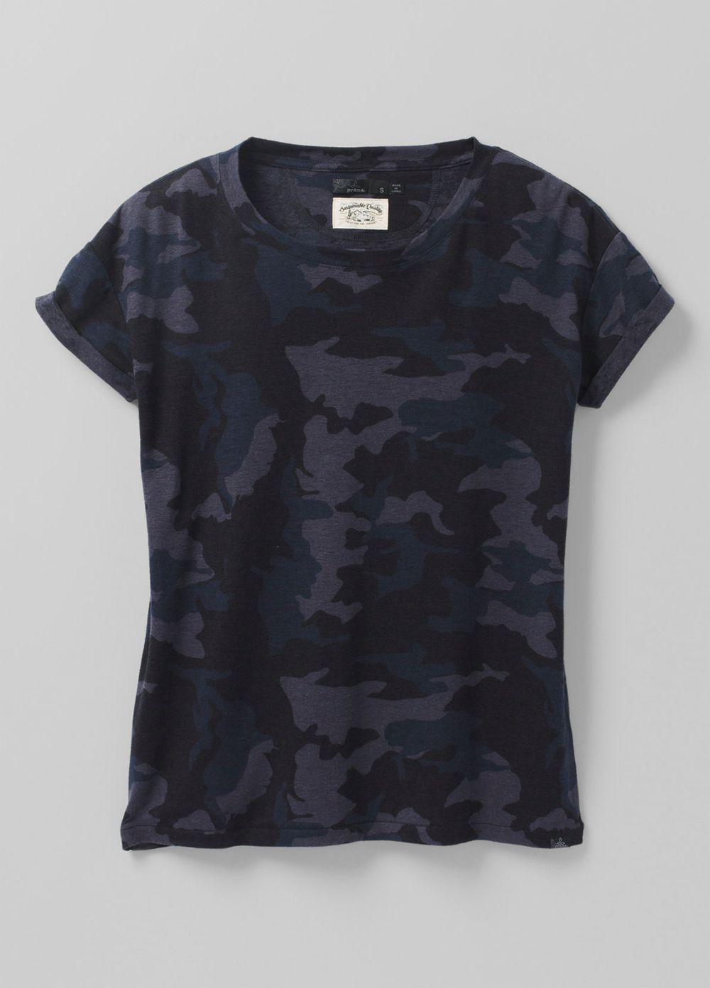 Camouflage Women's PrAna Cozy Up Plus T-Shirts | COHFXK659