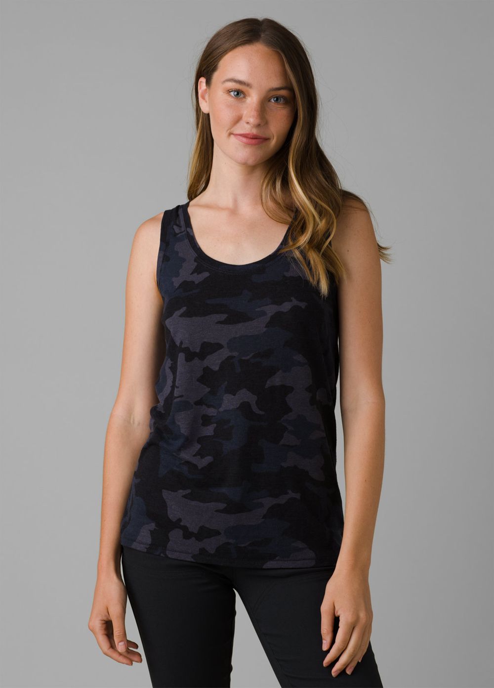 Camouflage Women's PrAna Cozy Up Tank Top | WSYILZ148