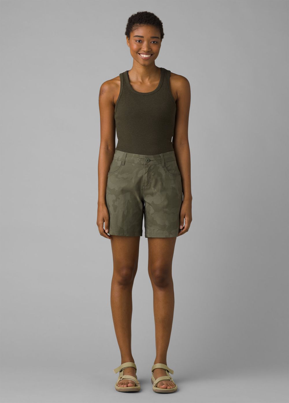 Camouflage Women's PrAna Halle II Shorts | MCGQLB963