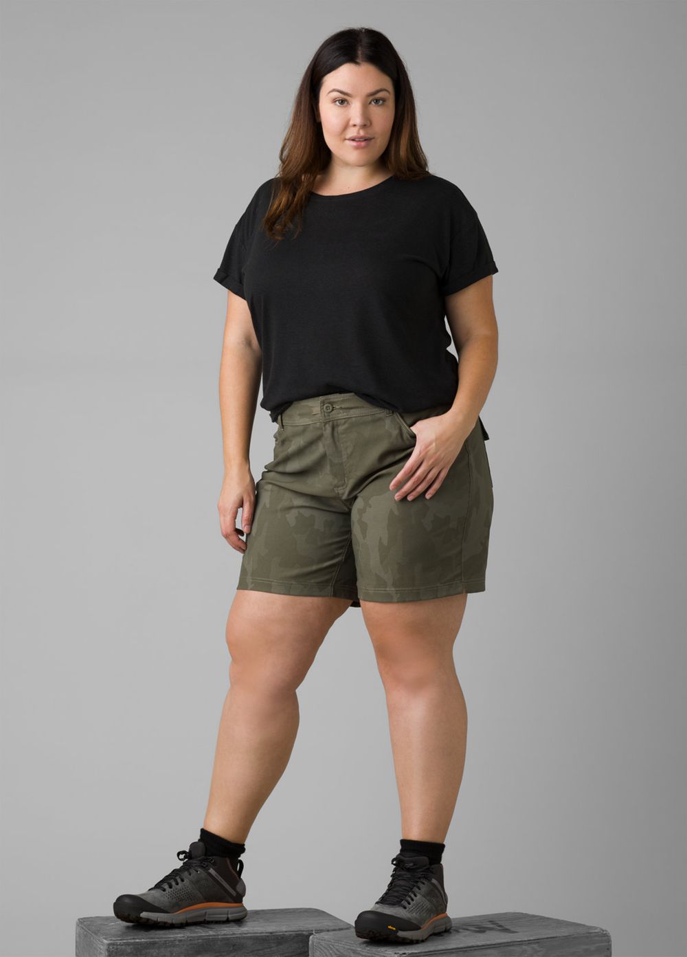 Camouflage Women's PrAna Halle Plus II Shorts | NJTLCF901