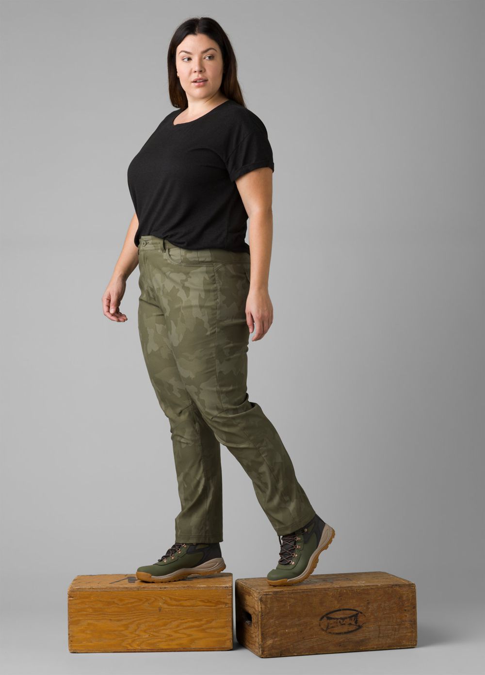 Camouflage Women's PrAna Halle Straight Plus II Pants | SGOWJE350