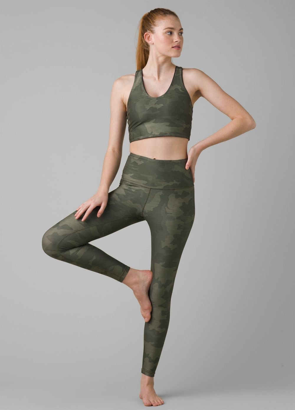 Camouflage Women's PrAna Layna 7/8 Leggings | THGSJR497