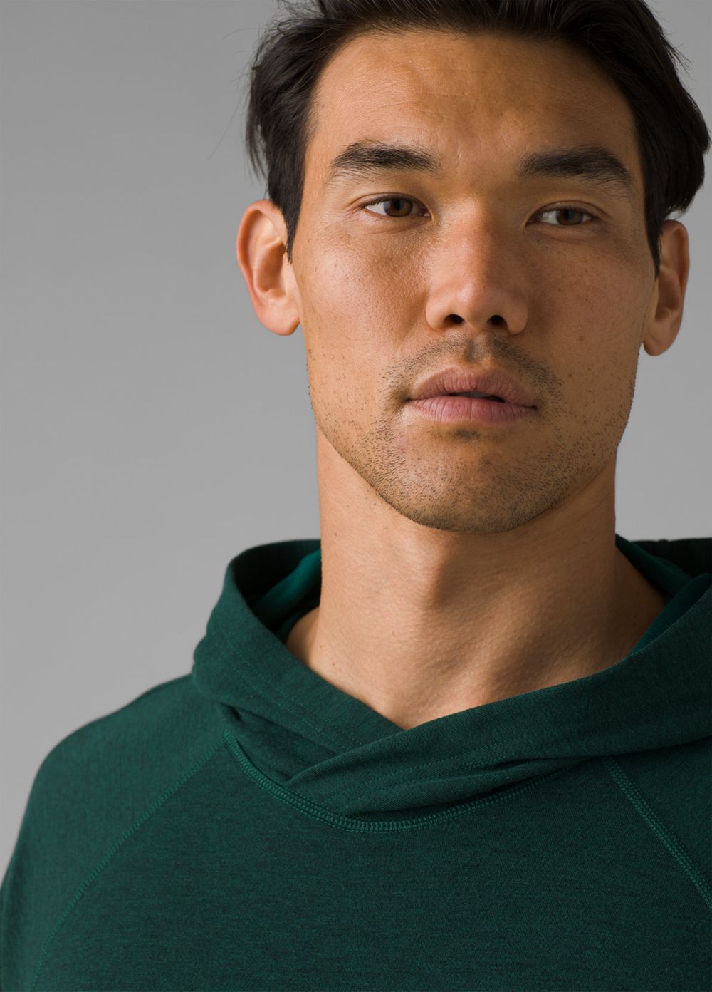 Green Men's PrAna Altitude Tracker Hoodie | EFLSKU045