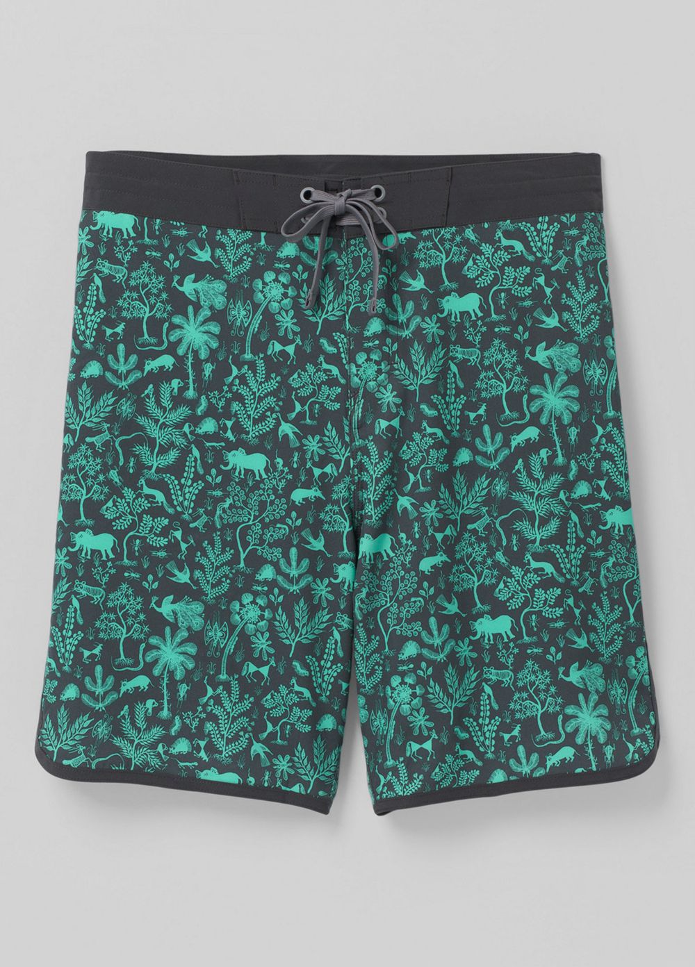 Green Men's PrAna Roots Studio Boardshorts | QRWCAT493