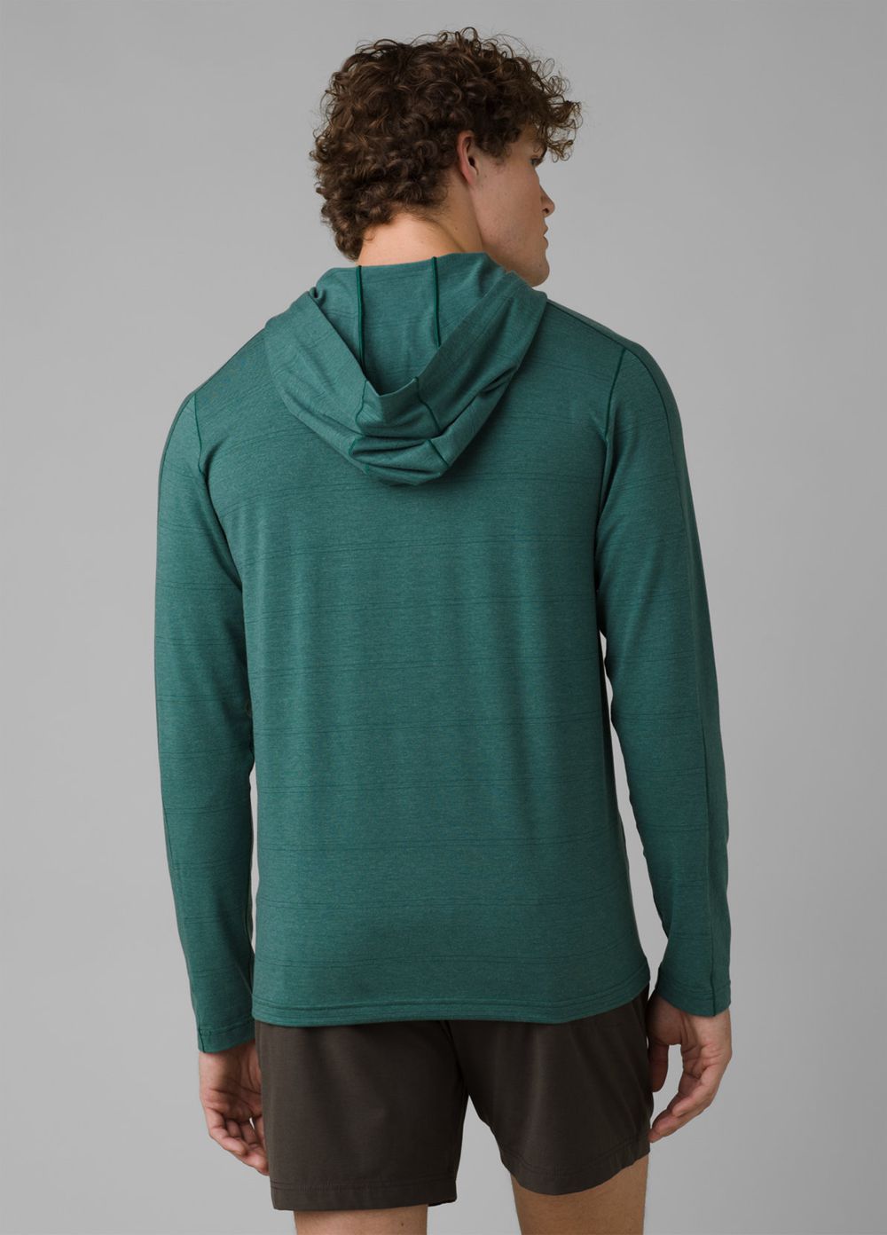 Green Men's PrAna Watchtower Hoodie | WYRIBU031