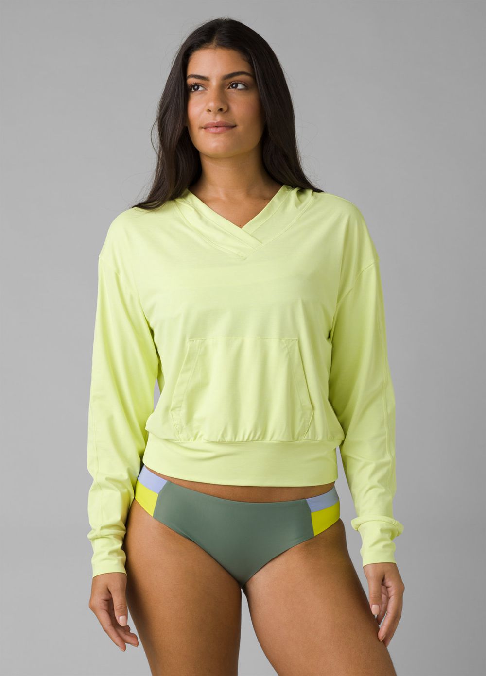 Green Women\'s PrAna Eileen Hoodie | PUNCIL460