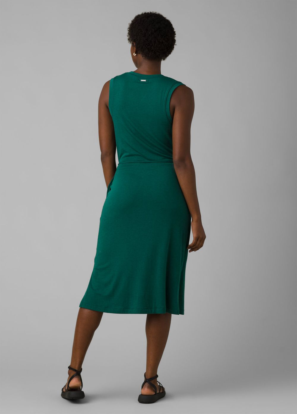 Green Women's PrAna Foundation Wrap Dresses | DFIKXL834