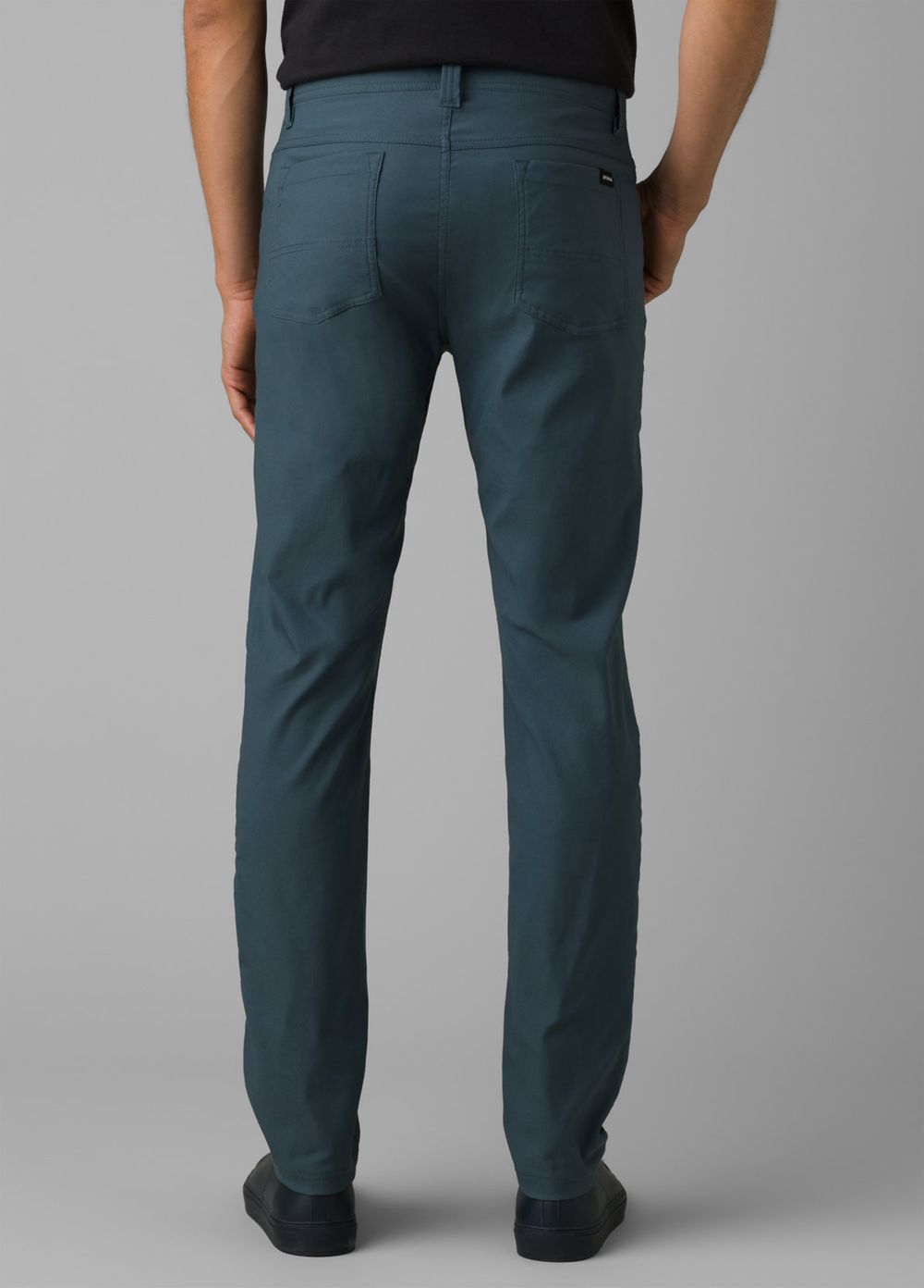 Grey Blue Men's PrAna Brion Slim II Pants | FQGDBR261