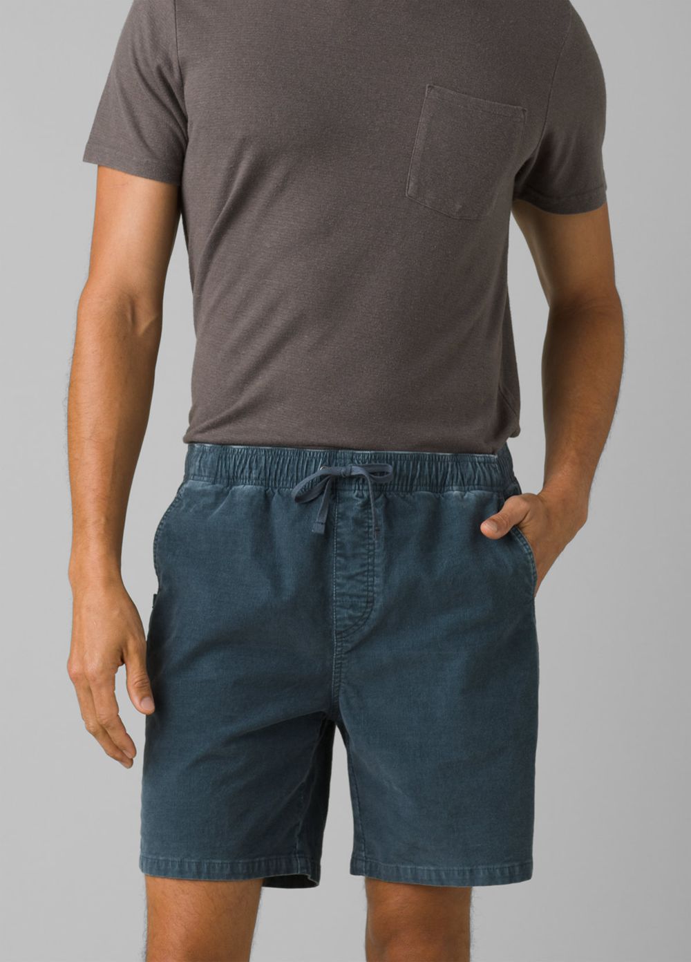 Grey Blue Men's PrAna Canyon Camp Shorts | EAIGHT564