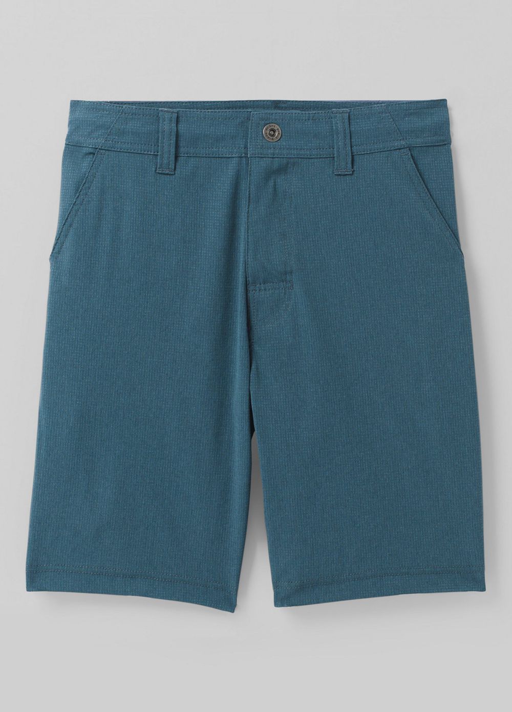 Grey Blue Men's PrAna Hybridizer Shorts | RLNVYP684