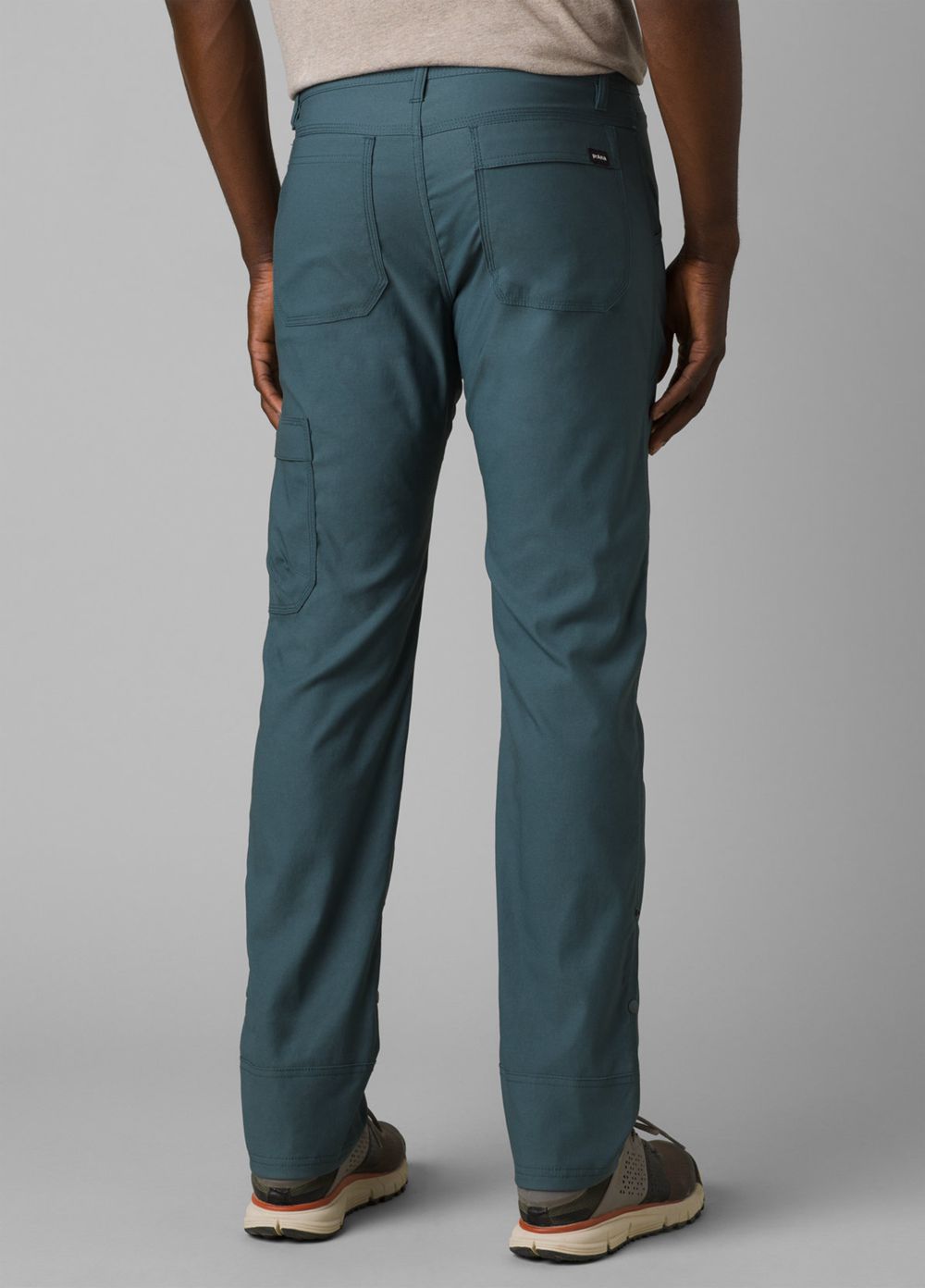 Grey Blue Men's PrAna Stretch Zion Slim II Pants | KWMSQV078