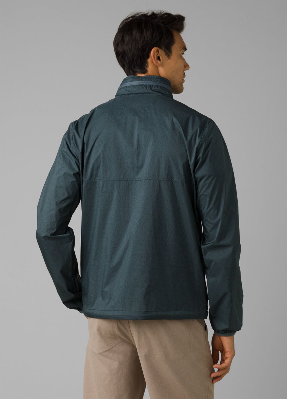 Grey Blue Men's PrAna Transit Range Jackets | NXHYPA650