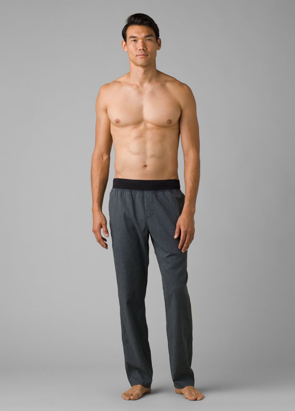 Grey Blue Men's PrAna Vaha Straight Pants | YTJEZA184