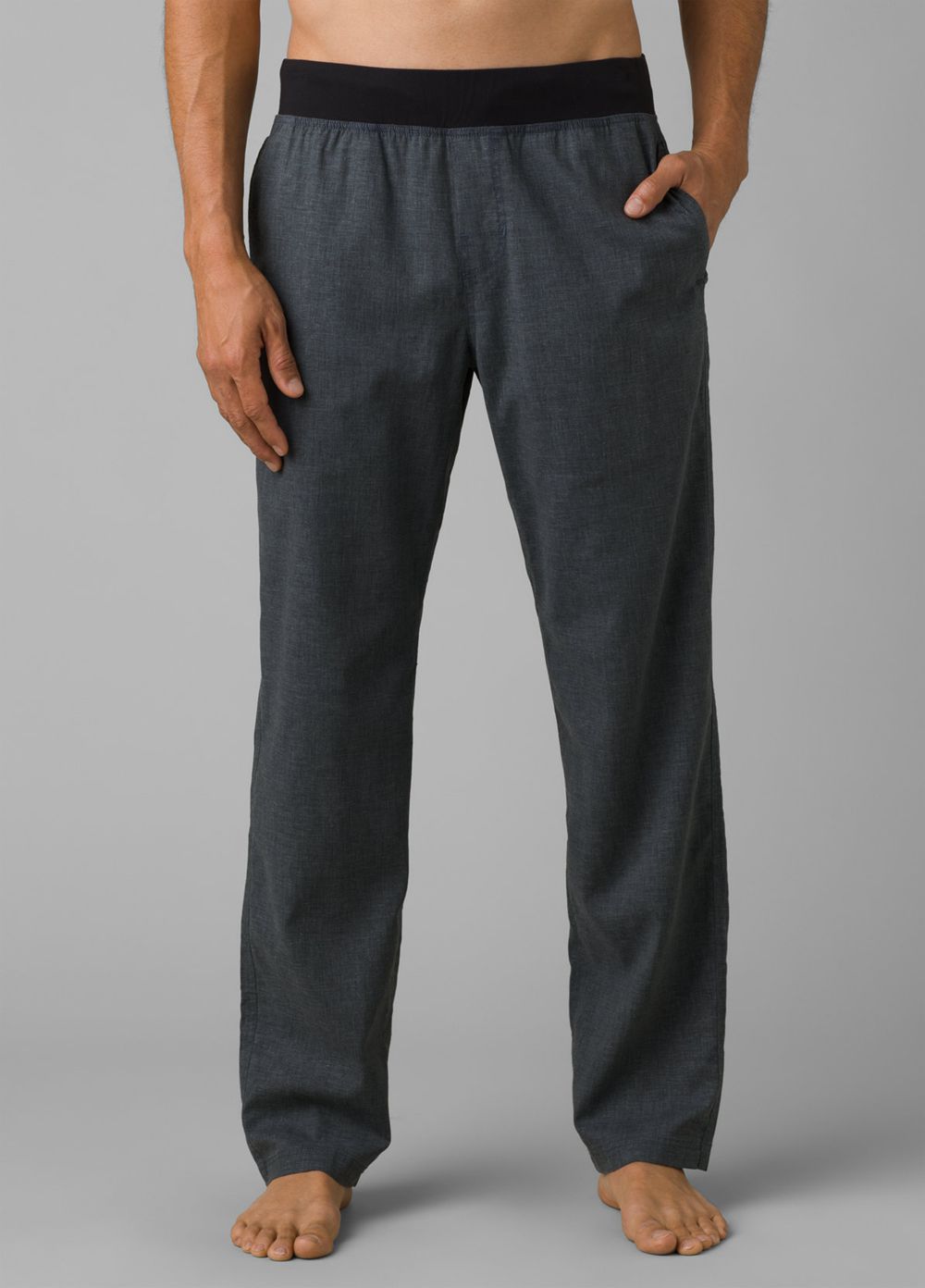 Grey Blue Men\'s PrAna Vaha Straight Pants | YTJEZA184