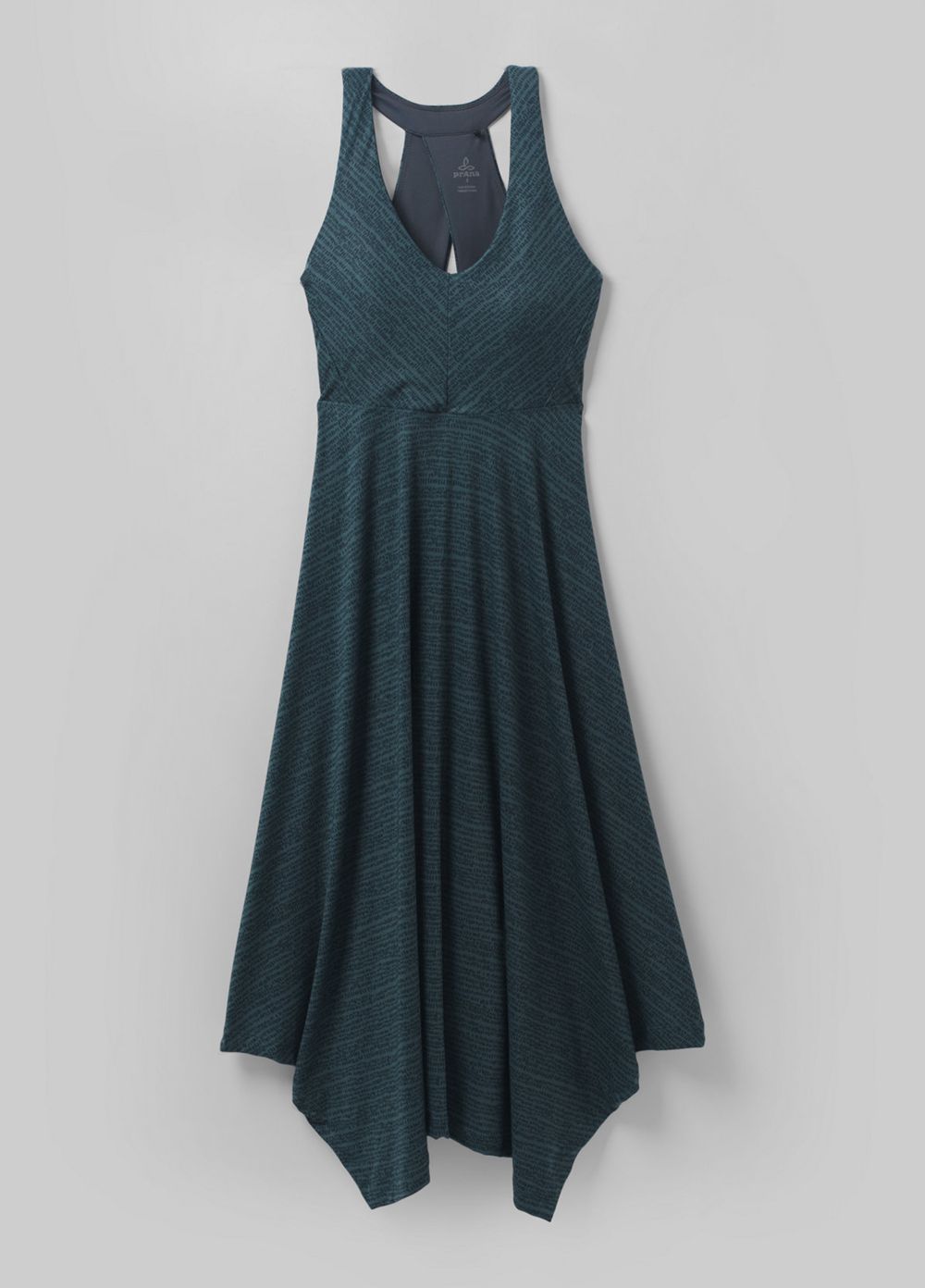 Grey Blue Women's PrAna Saxon Dresses | OEXIAZ037