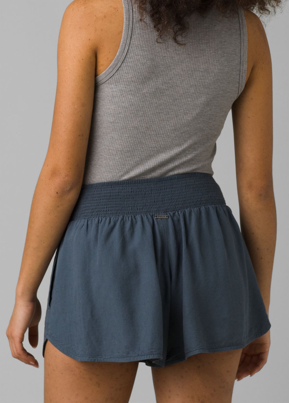 Grey Blue Women's PrAna Teletropics Shorts | JADMIZ491