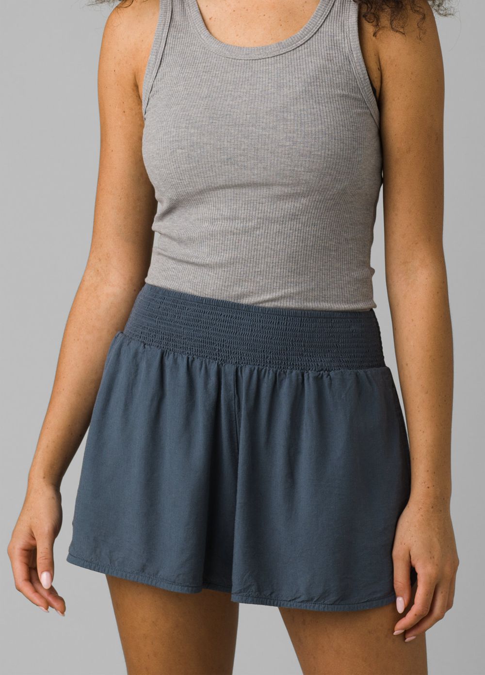 Grey Blue Women\'s PrAna Teletropics Shorts | JADMIZ491