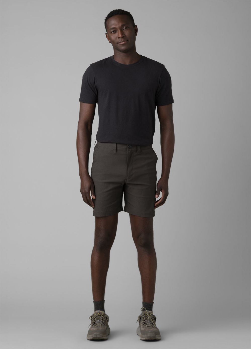 Grey Men's PrAna Alameda Shorts | EFVLYW637