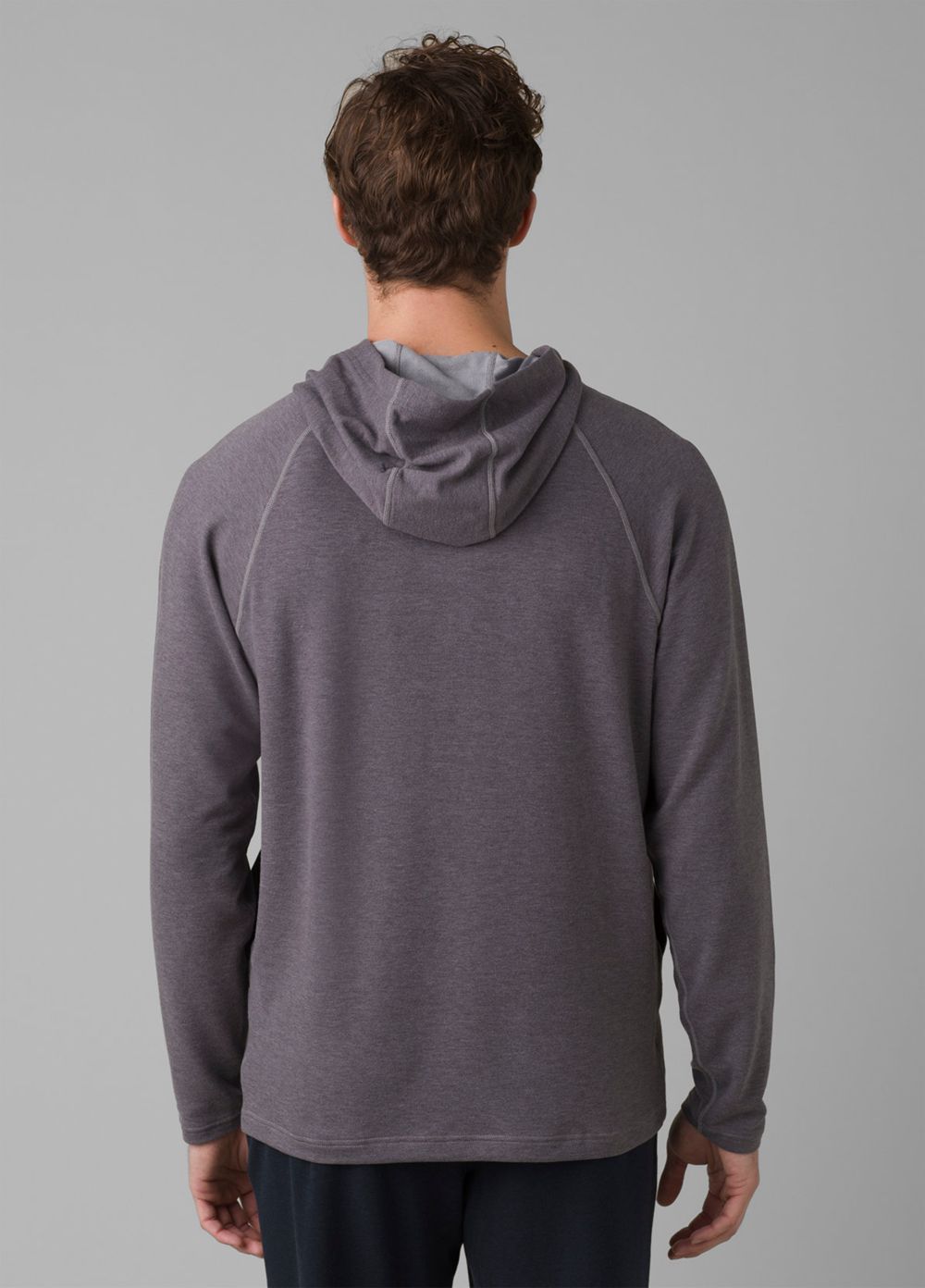 Grey Men's PrAna Altitude Tracker Hoodie | EBQJDT375