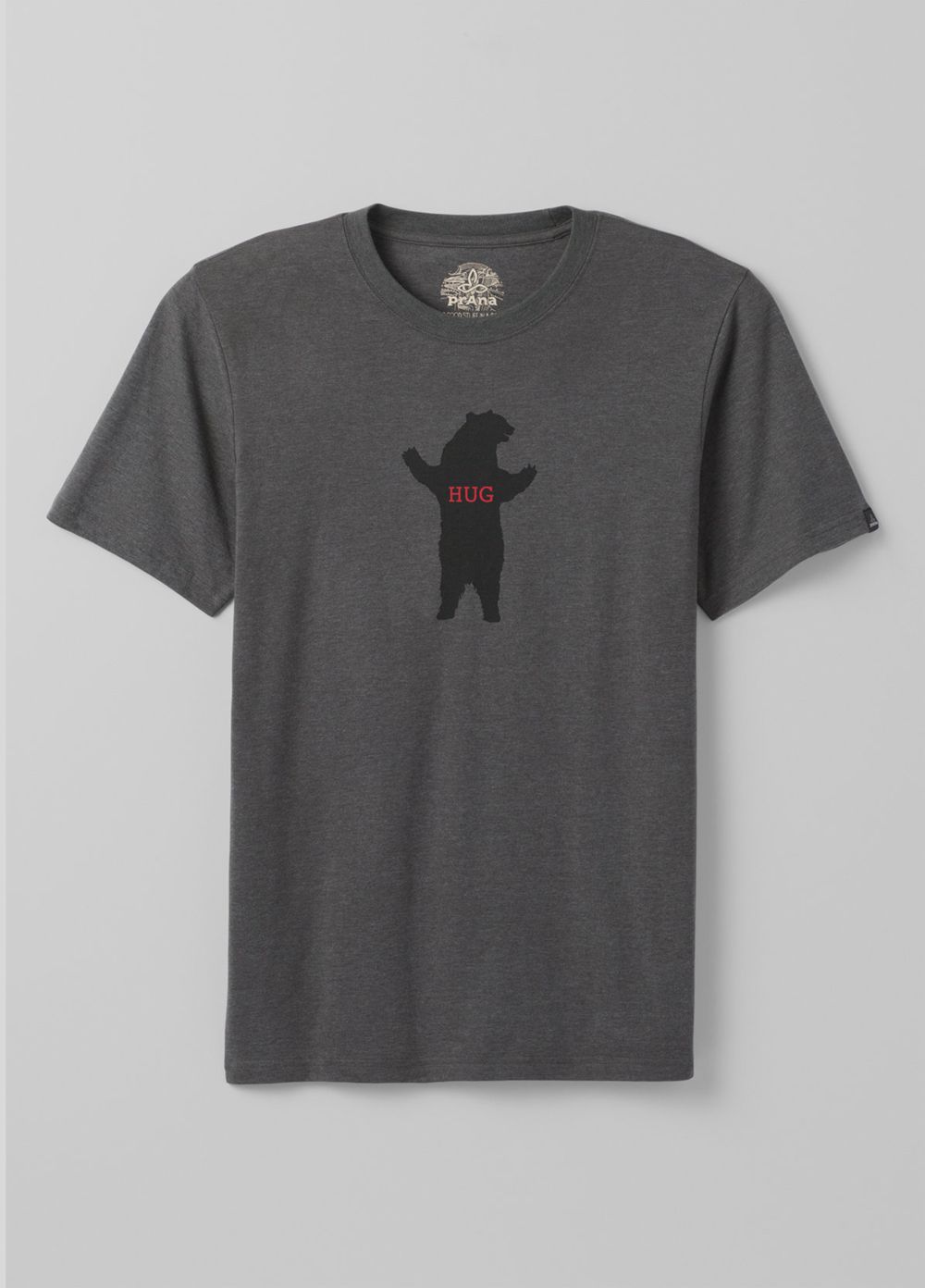 Grey Men's PrAna Bear Squeeze Journeyman T-Shirts | WZERGQ791