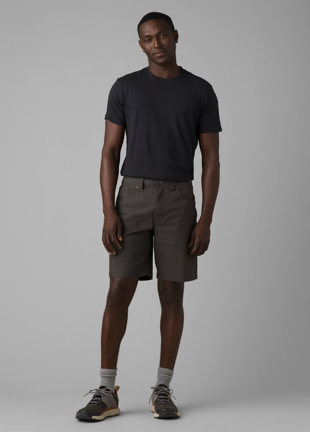 Grey Men's PrAna Brion II Shorts | XZKYRI928